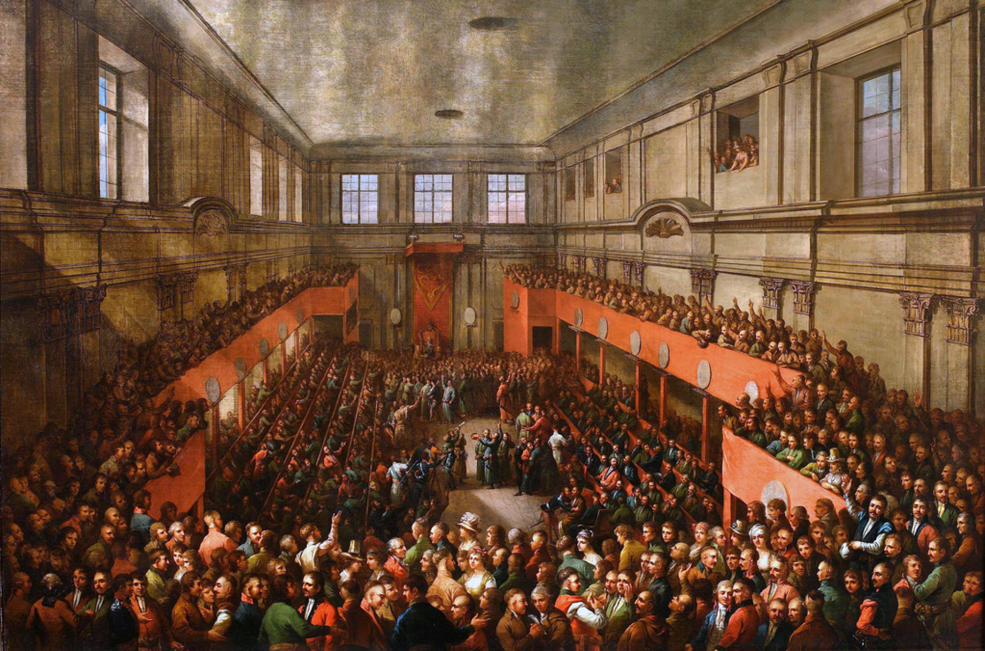 Uchwalenie Konstytucji 3 maja 1791 r. (Kazimierz Wojniakowski, 1806)